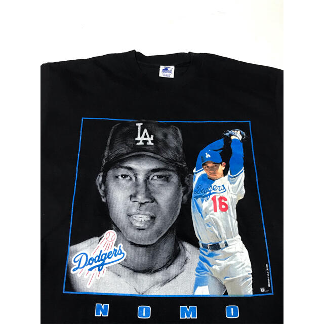 STARTER スターター Tシャツ 野茂英雄 ドジャース Dodgers