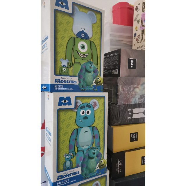 おもちゃ/ぬいぐるみbe@rbrick mike and SULLEY 2 体セット 未開封