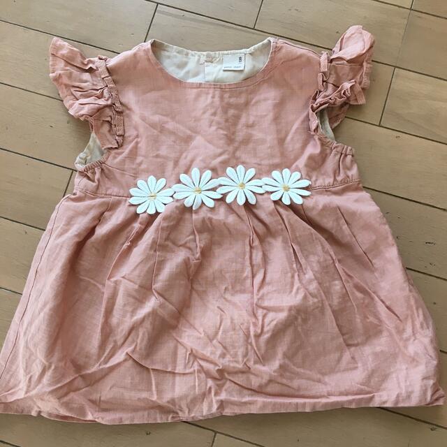 petit main(プティマイン)のpetit mine プチマイン　セットアップ　120  キッズ/ベビー/マタニティのキッズ服女の子用(90cm~)(ワンピース)の商品写真