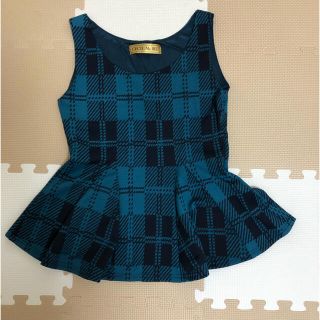 セシルマクビー(CECIL McBEE)のペプラムトップス(カットソー(半袖/袖なし))