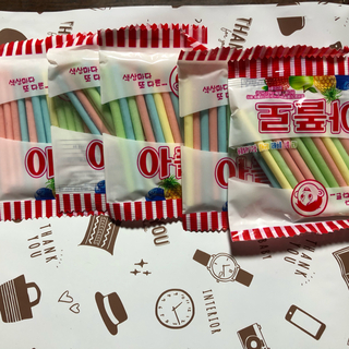 アポロ×5こ  韓国駄菓子(菓子/デザート)