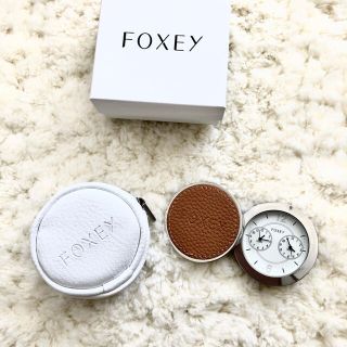 フォクシー(FOXEY)のフォクシー　foxey デュアルウォッチ　時計　トラベル(置時計)