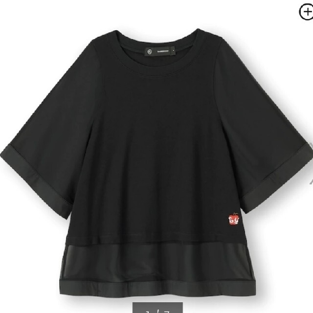 GU(ジーユー)の新品未使用　シアーコンビネーションT レディースのトップス(Tシャツ(半袖/袖なし))の商品写真