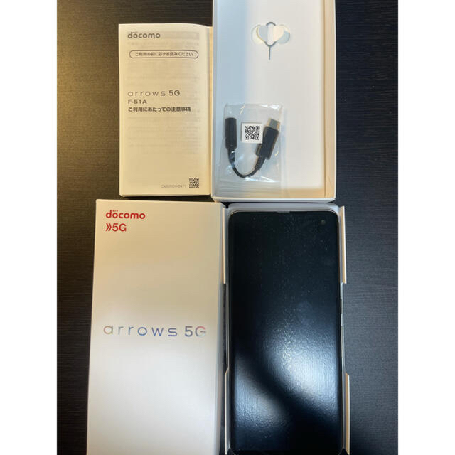 arrows(アローズ)の【新品未使用】docomo arrows 5G F-51A スマホ/家電/カメラのスマートフォン/携帯電話(スマートフォン本体)の商品写真