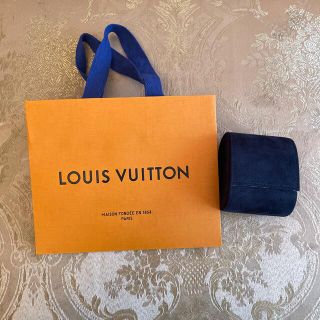 ルイヴィトン(LOUIS VUITTON)のルイヴィトン　時計保存ケースとショーパー　超美品(腕時計)