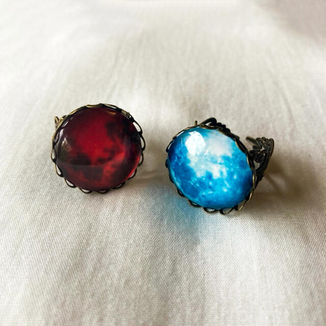 Grimoire(グリモワール)の୨୧ Vintage rétro Galaxy Ring レディースのアクセサリー(リング(指輪))の商品写真