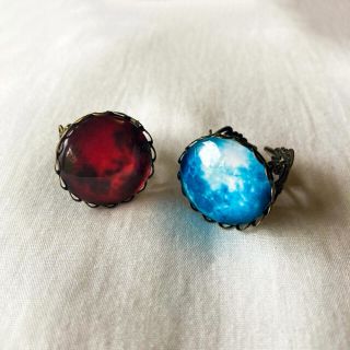 グリモワール(Grimoire)の୨୧ Vintage rétro Galaxy Ring(リング(指輪))