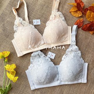 ♡B1007♡ 2枚セット 授乳ブラ マタニティ ノンワイヤー 下着(マタニティ下着)