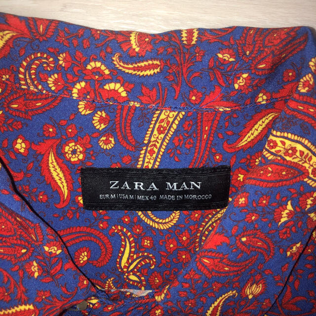 ZARA(ザラ)のZARA ザラ　総柄シャツ　ペイズリー　アロハ　レーヨン メンズのトップス(シャツ)の商品写真