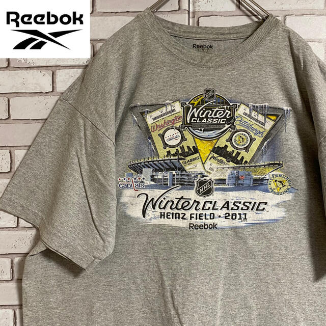 Reebok(リーボック)の90s 古着 リーボック Tシャツ プリント ビッグシルエット ゆるだぼ メンズのトップス(Tシャツ/カットソー(半袖/袖なし))の商品写真