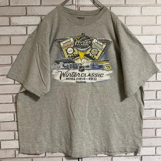 Reebok(リーボック)の90s 古着 リーボック Tシャツ プリント ビッグシルエット ゆるだぼ メンズのトップス(Tシャツ/カットソー(半袖/袖なし))の商品写真