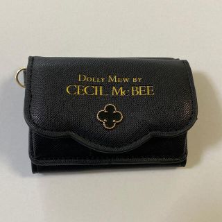 セシルマクビー(CECIL McBEE)のCECIL McBEE ３つ折り財布 ブラック(財布)