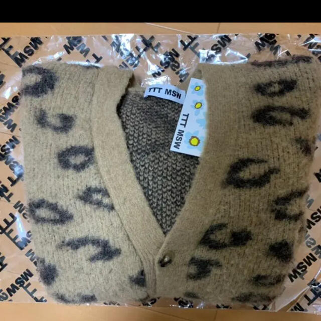 ALLEGE(アレッジ)のTTT_MSW leopard mohair cardigan メンズのトップス(ニット/セーター)の商品写真