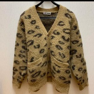 アレッジ(ALLEGE)のTTT_MSW leopard mohair cardigan(ニット/セーター)