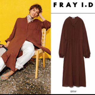 フレイアイディー(FRAY I.D)のFRAY I.D ロングシャーリングワンピース(ロングワンピース/マキシワンピース)