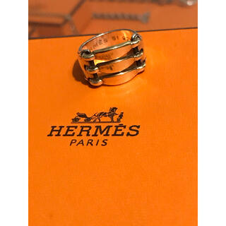 エルメス(Hermes)のエルメス　リング　3連　メキシカン　ゴールド　シルバー　gold silver(リング(指輪))