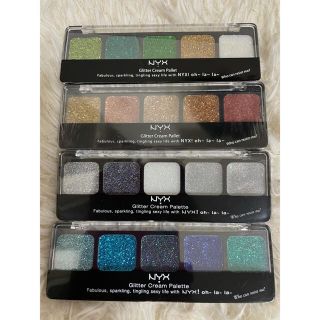 エヌワイエックス(NYX)のNYX【新品未使用】グリッタークリームパレット(アイシャドウ)