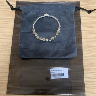 ピースマイナスワン(PEACEMINUSONE)のPEACEMINUSONE ALPHABET BRACELET Mサイズ(ブレスレット)