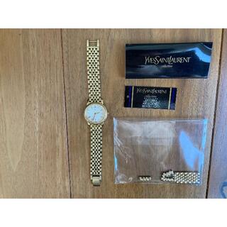 サンローラン(Saint Laurent)のイヴサンローランシチズン女性用腕時計ゴールド金アナログ美品(腕時計)