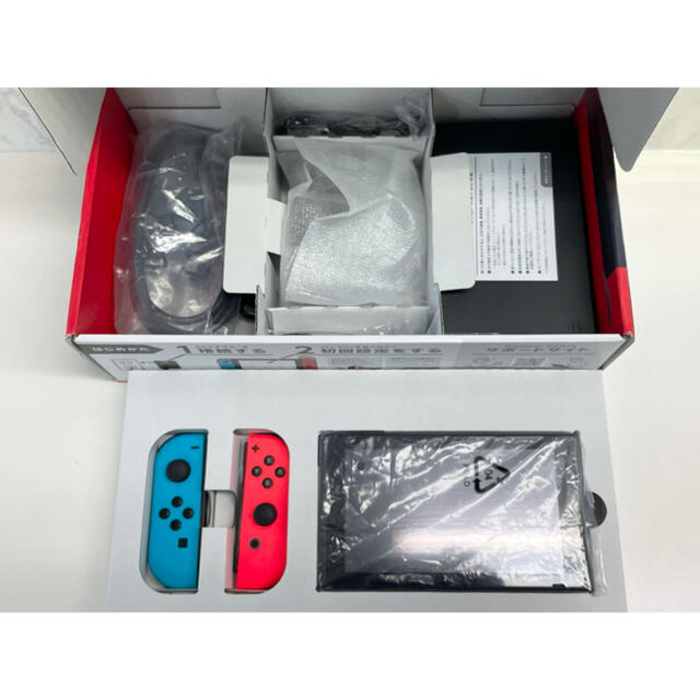 Nintendo Switch(ニンテンドースイッチ)のNintendo Switch HAC-001 新型 ネオン 本体 スイッチ エンタメ/ホビーのゲームソフト/ゲーム機本体(家庭用ゲーム機本体)の商品写真