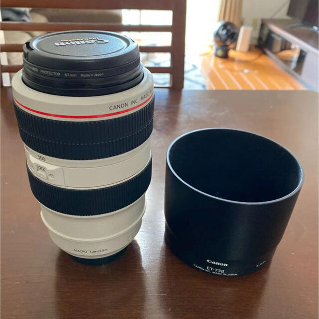 【美品】Canon EF70-300F4-5.6L IS USM 白レンズ