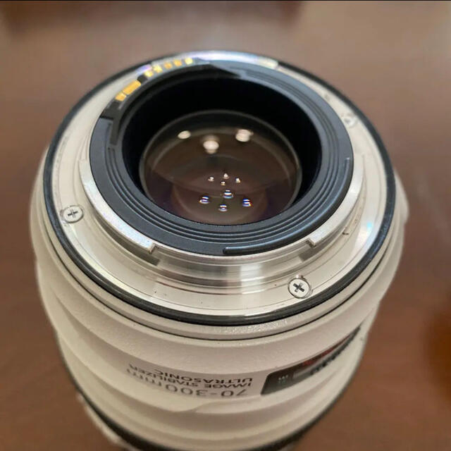 【美品】Canon EF70-300F4-5.6L IS USM 白レンズ