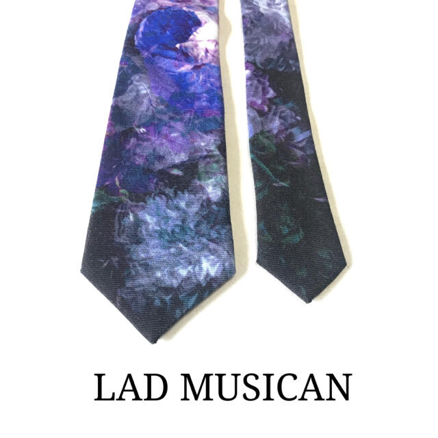 LAD MUSICIAN(ラッドミュージシャン)の☆美品☆ラッドミュージシャン 薔薇／花柄 ネクタイ(パープル／紫) メンズのファッション小物(ネクタイ)の商品写真