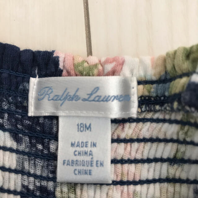 Ralph Lauren(ラルフローレン)のラルフローレン　ワンピース　18m キッズ/ベビー/マタニティのベビー服(~85cm)(ワンピース)の商品写真