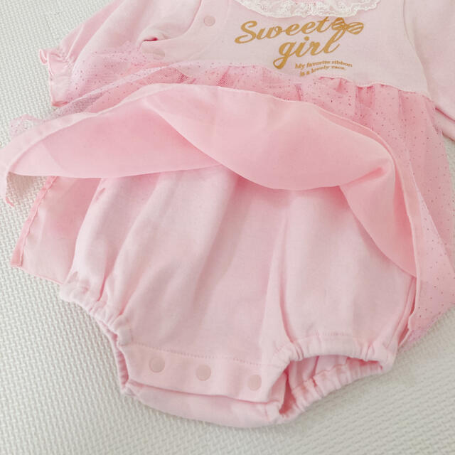 Nishiki Baby(ニシキベビー)のスウィートガール　ロンパース キッズ/ベビー/マタニティのベビー服(~85cm)(ロンパース)の商品写真