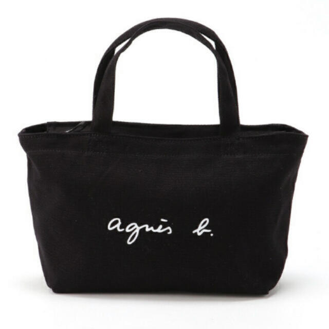 agnes b.(アニエスベー)のアニエスベートートバッグ Sサイズ ブラック ミニトートバッグ 新品未使用 レディースのバッグ(トートバッグ)の商品写真