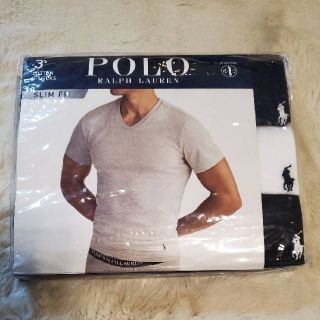 ポロラルフローレン(POLO RALPH LAUREN)の★ポロラルフローレン Vネックスリムフィット半袖Tシャツ3枚セットメンズ★(Tシャツ/カットソー(半袖/袖なし))