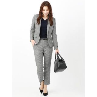 スーツカンパニー(THE SUIT COMPANY)のTHE SUIT COMPANY 千鳥 ジャケット パンツ スカートセット　36(スーツ)