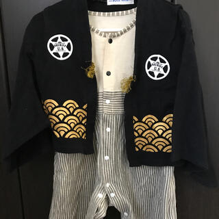 男の子 フォーマル 袴 ロンパースタイプ80サイズ(和服/着物)