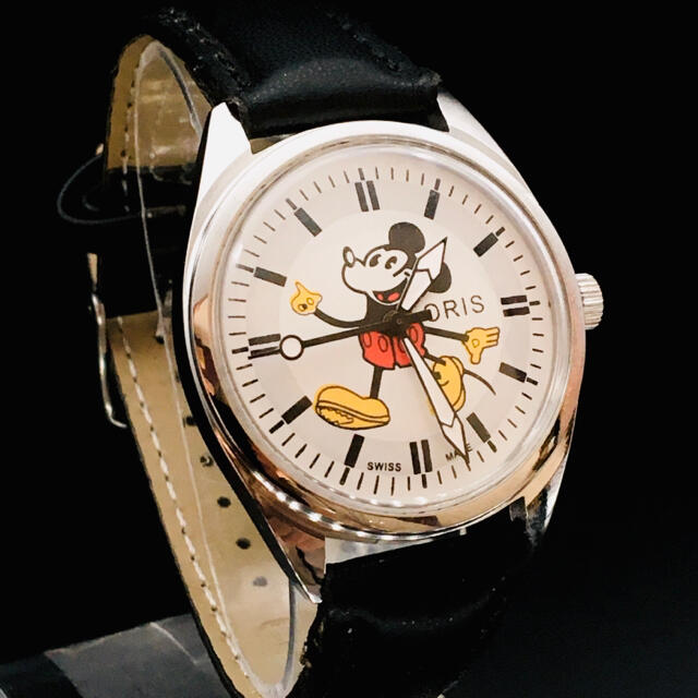 ORIS(オリス)のかわいい★ORIS オリス★ミッキーマウス★ホワイト★メンズ★腕時計★機械式手巻 メンズの時計(腕時計(アナログ))の商品写真