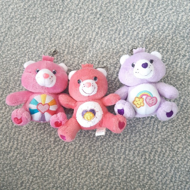 CareBears(ケアベア)のケアベア　ぬいぐるみ　キーホルダー レディースのファッション小物(キーホルダー)の商品写真