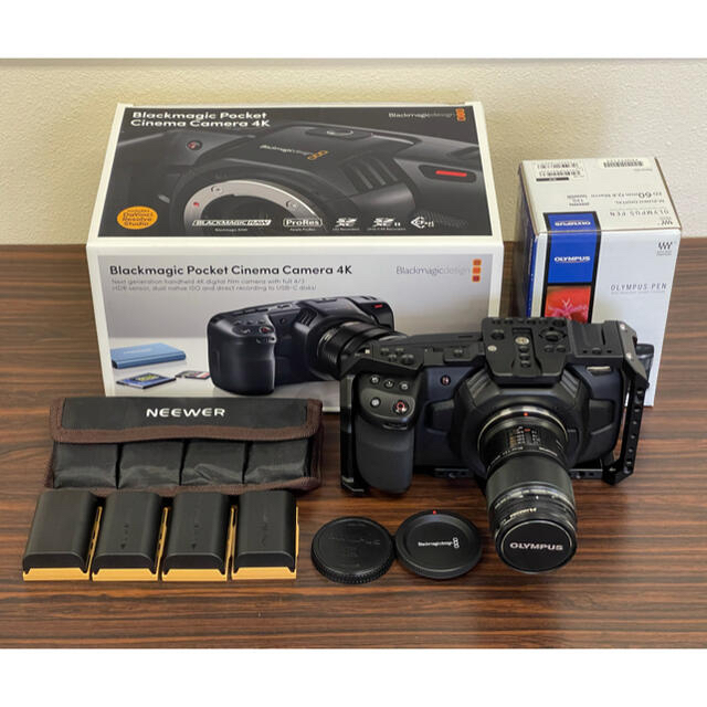 【美品】BMPCC4K+＋レンズ＋付属品多数