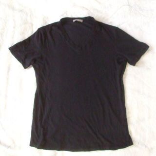 ジレッリブルーニ(GIRELLI BRUNI)のGIRELLI BRUNI Tシャツ ４６ Vネック カットソー 紺(Tシャツ/カットソー(半袖/袖なし))