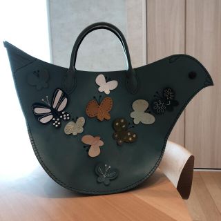 ミナペルホネン(mina perhonen)のミナペルホネン  トリバッグ　tori bag(ハンドバッグ)