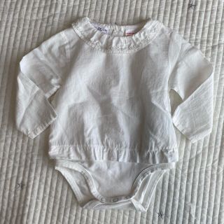 ザラキッズ(ZARA KIDS)の【ごりちゃん様専用】ZARA 襟付きシャツロンパース(ロンパース)