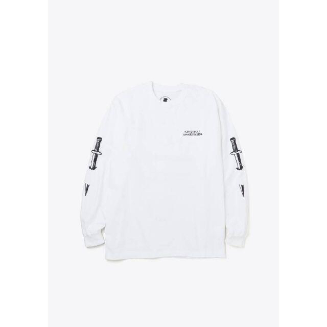 Neighborhood undefeated ロンTシャツ ホワイト LサイズLサイズカラー