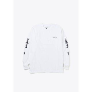 ネイバーフッド(NEIGHBORHOOD)のNeighborhood undefeated ロンTシャツ ホワイト Lサイズ(Tシャツ/カットソー(七分/長袖))