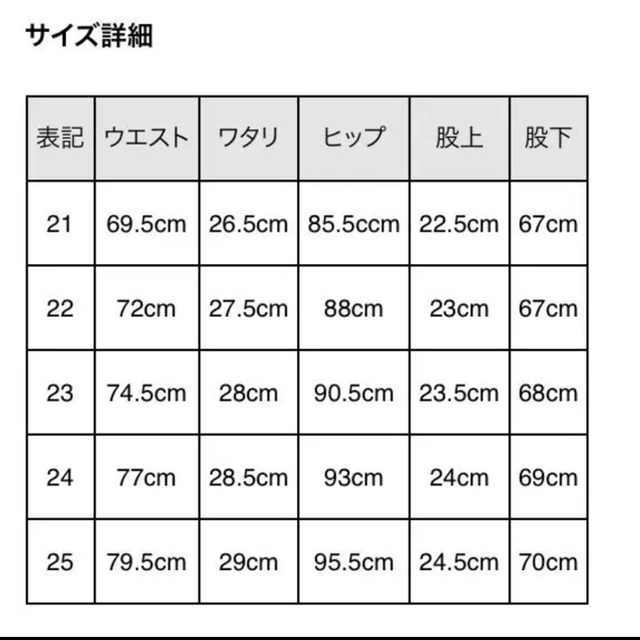 Rouge vif la cle(ルージュヴィフラクレ)のupper hights デニム　美品　サイズ21 レディースのパンツ(デニム/ジーンズ)の商品写真