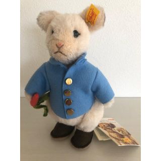 新品未使用タグ付き*シュタイフ*アルパカ毛 ピーターラビット*絵本 Steiff