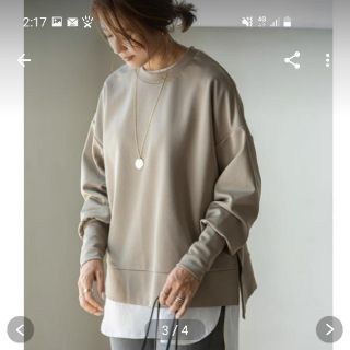 ユナイテッドアローズ(UNITED ARROWS)のダムフランク バックzipボンディングスウェット(トレーナー/スウェット)