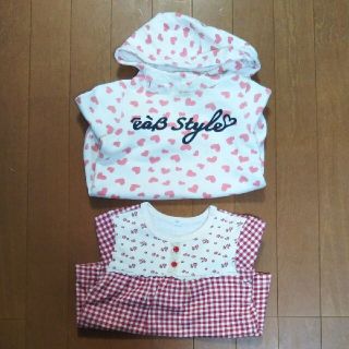 エーアーベー(e.a.B)の女の子　トレーナー　セット(Tシャツ/カットソー)