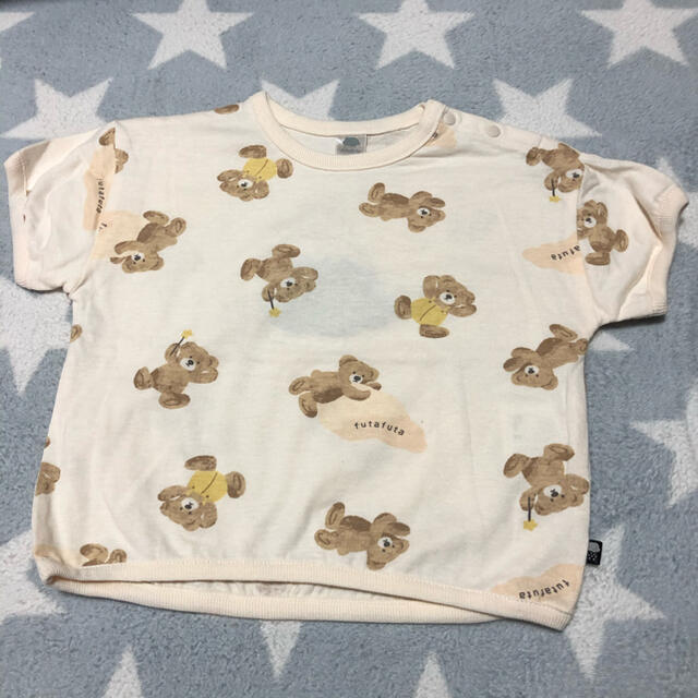 futafuta(フタフタ)のフタくま☆トップス70 キッズ/ベビー/マタニティのベビー服(~85cm)(Ｔシャツ)の商品写真