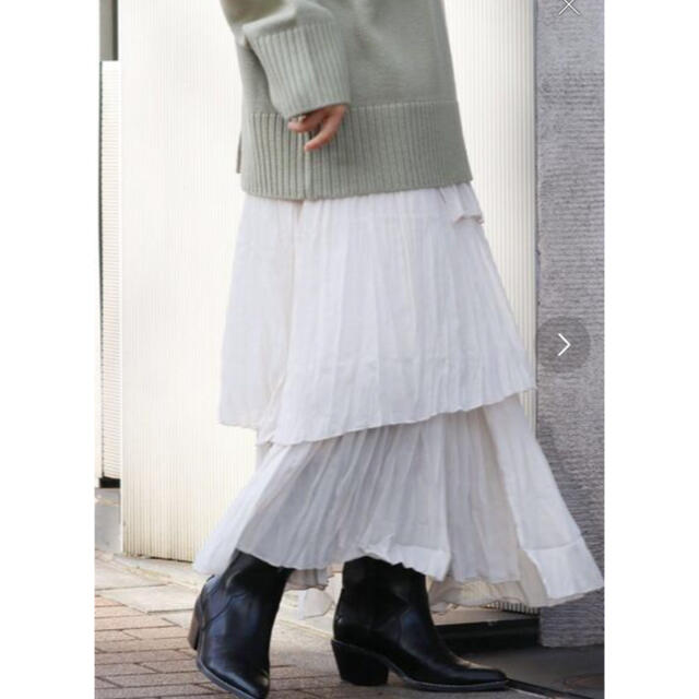 Ungrid(アングリッド)のシワプリーツデザインスカート ungrid レディースのスカート(ロングスカート)の商品写真