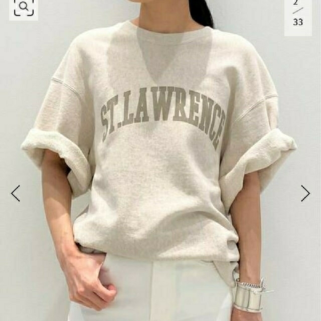 AMERICANA/アメリカーナ3/4 Sleeve Sweat プルオーバー