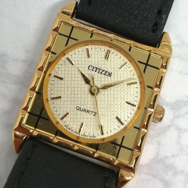 CITIZEN(シチズン)のシチズン レディース 腕時計【OH調整済み】2010年代 ビンテージ ゴールド レディースのファッション小物(腕時計)の商品写真
