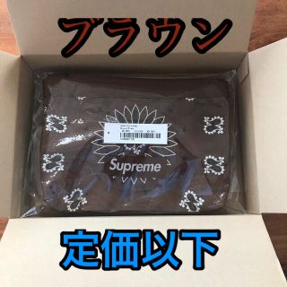 シュプリーム(Supreme)のsupreme ショルダーバック　ブラウン(ショルダーバッグ)